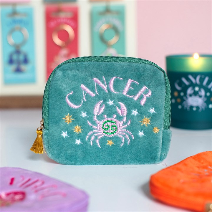 Zodiac Zest Velvet Pouch