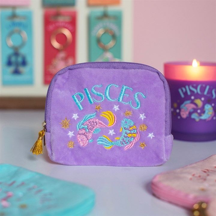 Zodiac Zest Velvet Pouch