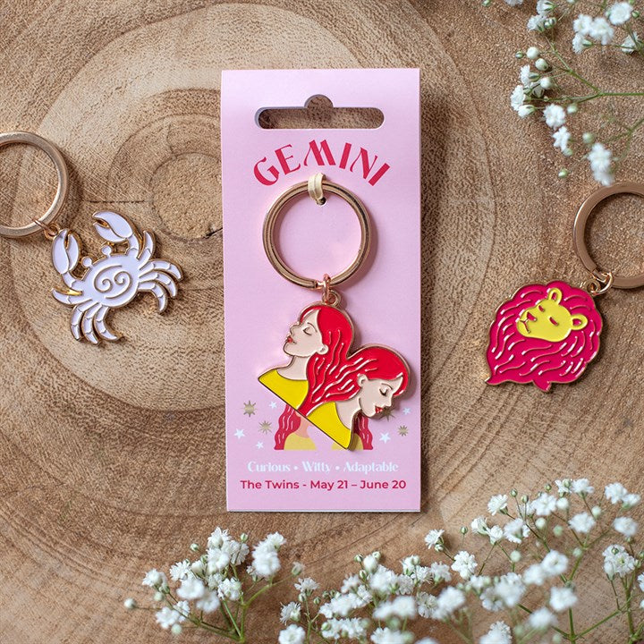 Zodiac Zest Keyrings