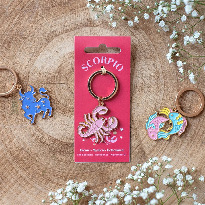 Zodiac Zest Keyrings