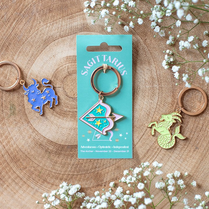 Zodiac Zest Keyrings