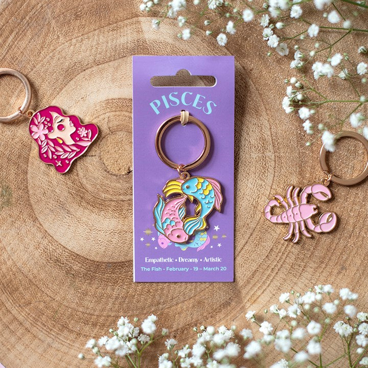 Zodiac Zest Keyrings