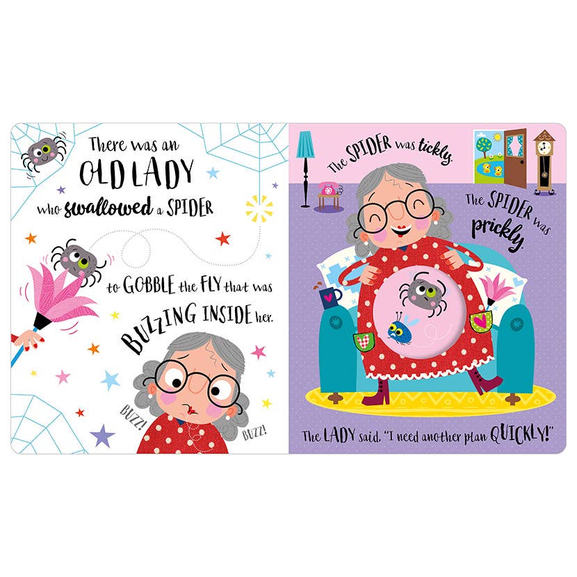 Board Book There Was an Old Lady Who Swallowed a Fly