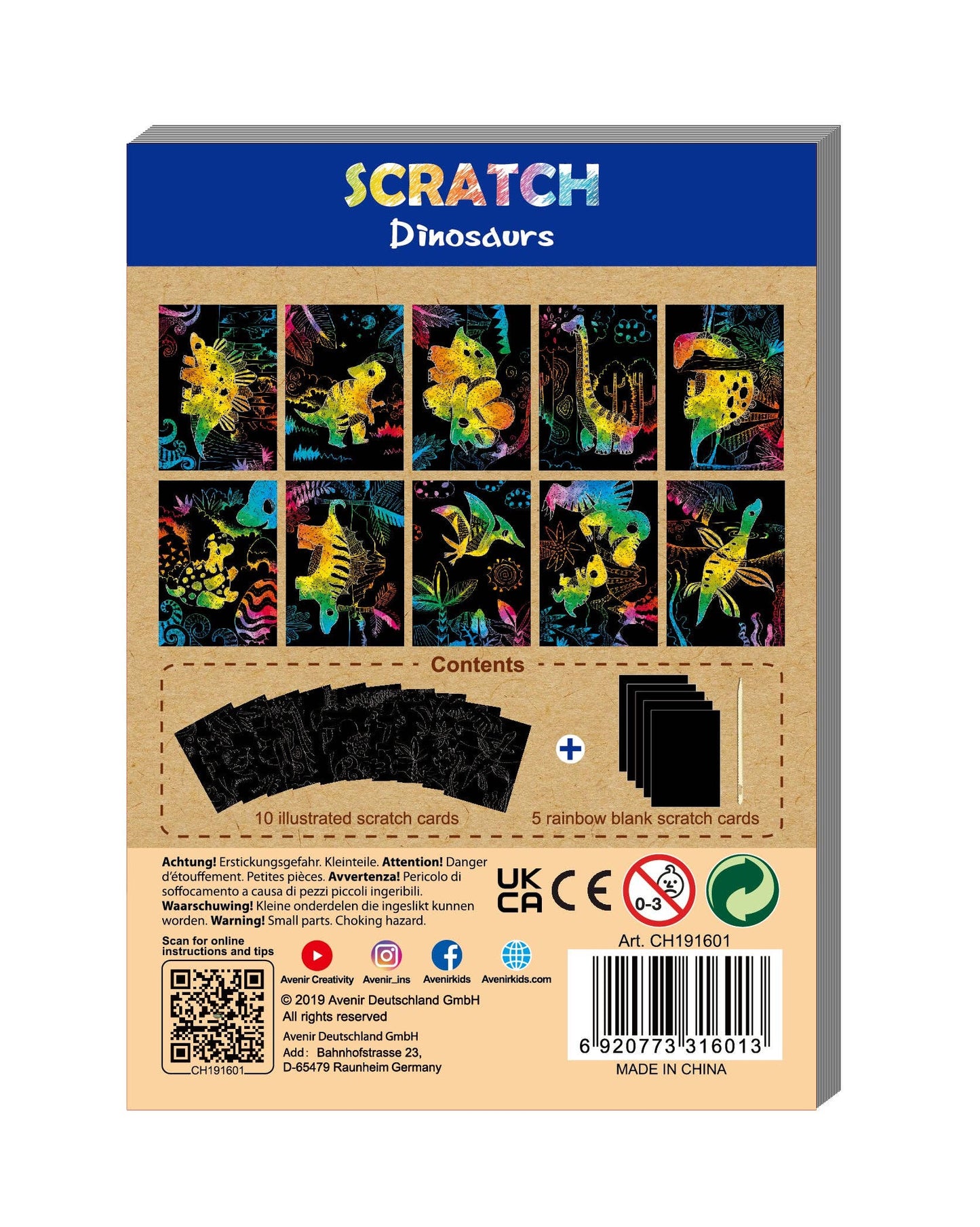 Mini Scratch Book Assorted