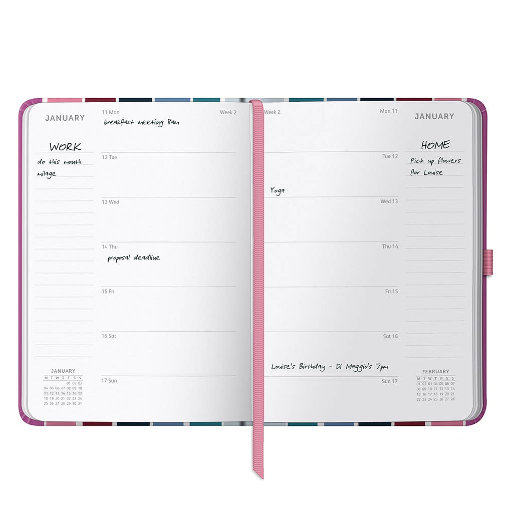 Busy Life Diary 2027 Multi Stripe - Busy B
