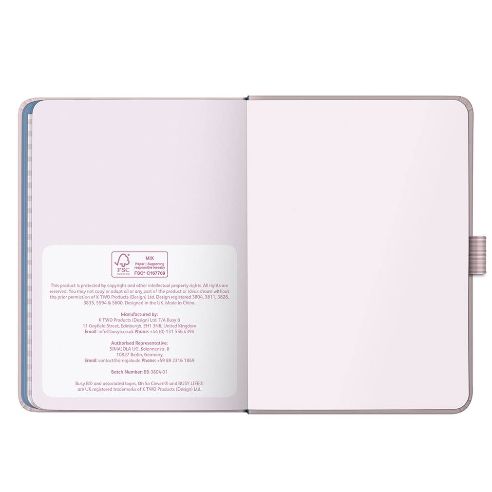 A6 To Do Diary 2027 Pink Graphic - Busy B