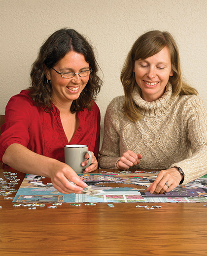 Crafty Kittens 500 Piece Cobble Hill Puzzle + Poster