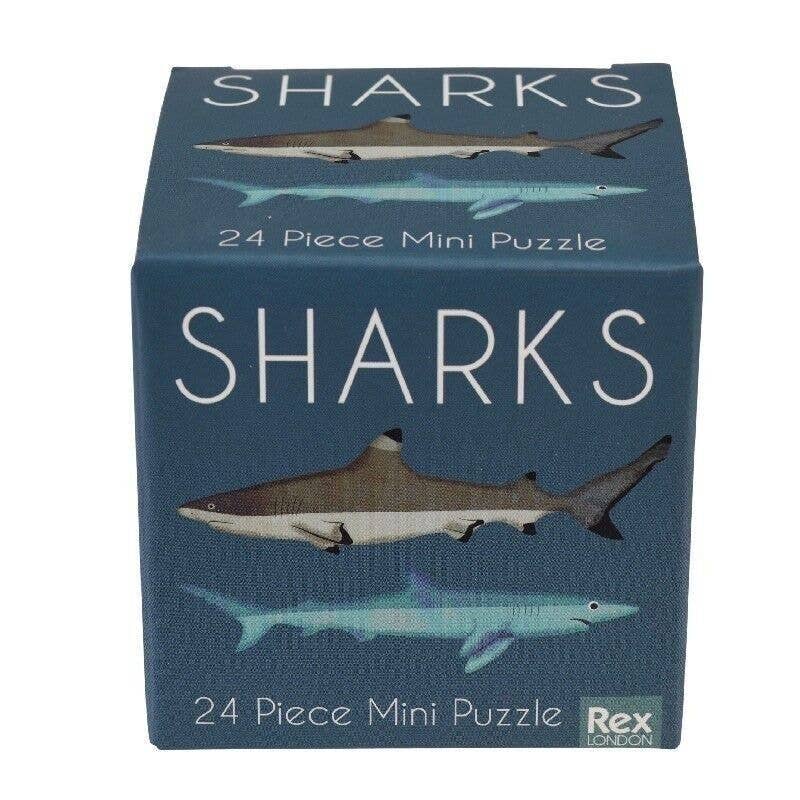 Mini Jigsaw Puzzle - Sharks