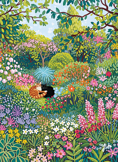 In the Garden 1000 Piece Cobble Hill Puzzle + Poster