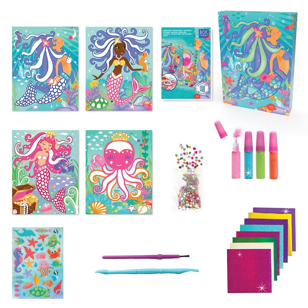 Mermaids Sand and Foil Art Set