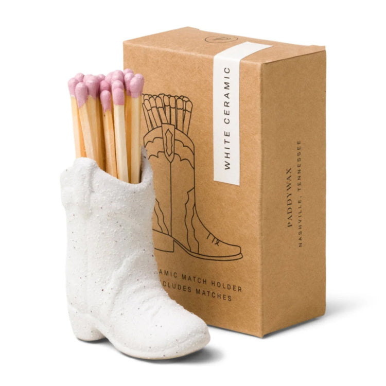 Paddywax Nashville Cowboy Boot Match Holder