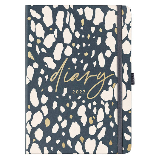 Busy Life Diary 2027 Charcoal Animal Spot - Busy B