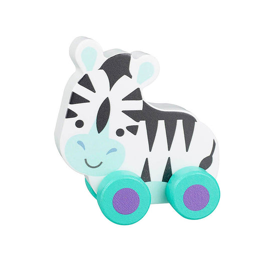 Zebra First Wooden Push Toy