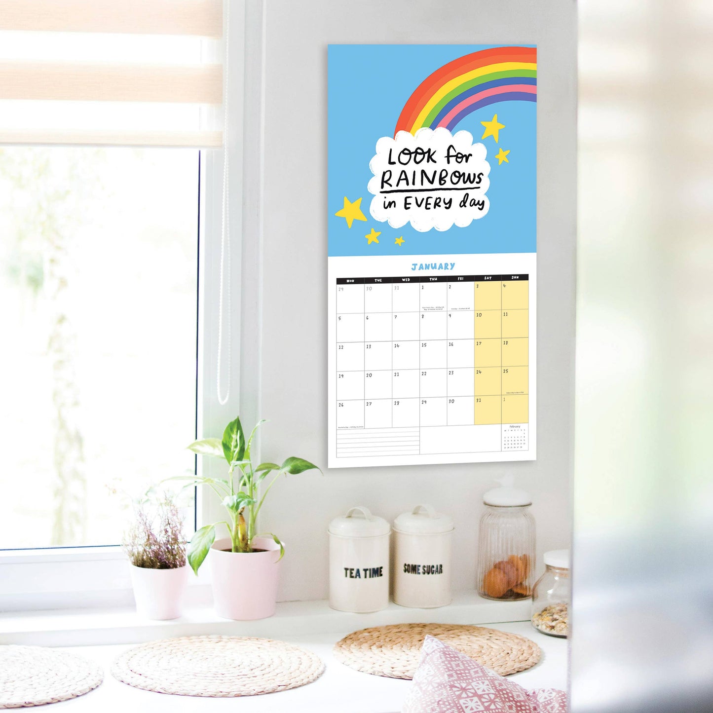 Happy News Square 2026 Calendar