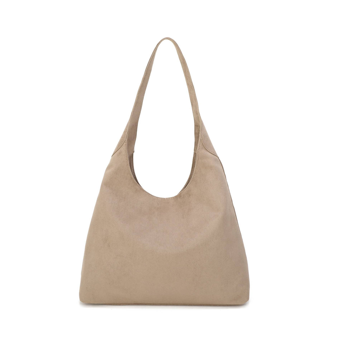 JM1709 Faux Suede Slouchy Hobo Shoulder Bag: Green