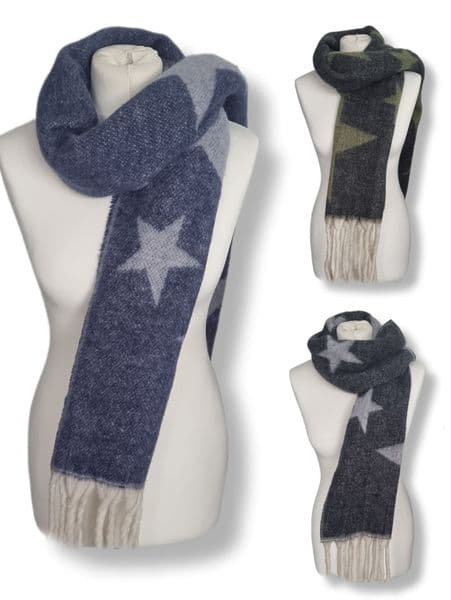 Stars Blanket Style Scarf