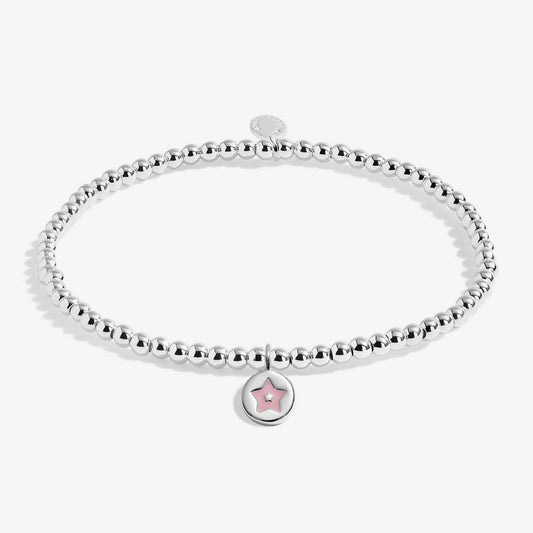 Kids' Confetti A Little 'So Very Proud Of You' Bracelet In Silver Plating