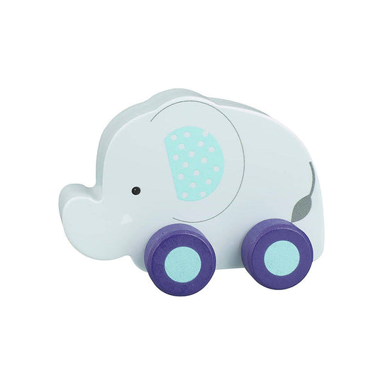 Elephant First Wooden Push Toy