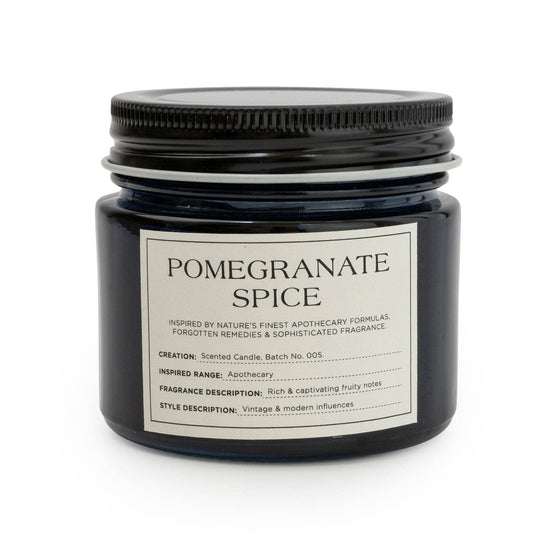 Small Glass Jar with Metal Lid Pomegranate Spice