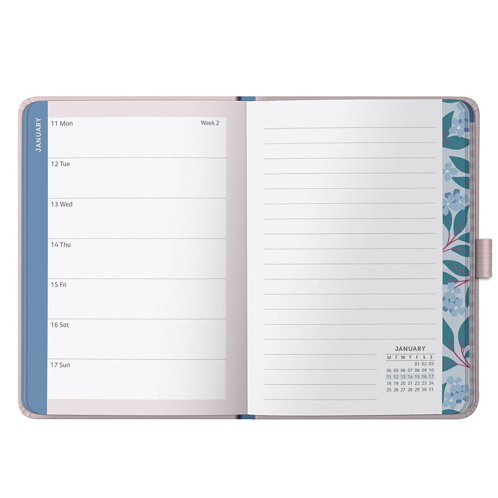 A6 To Do Diary 2027 Pink Graphic - Busy B
