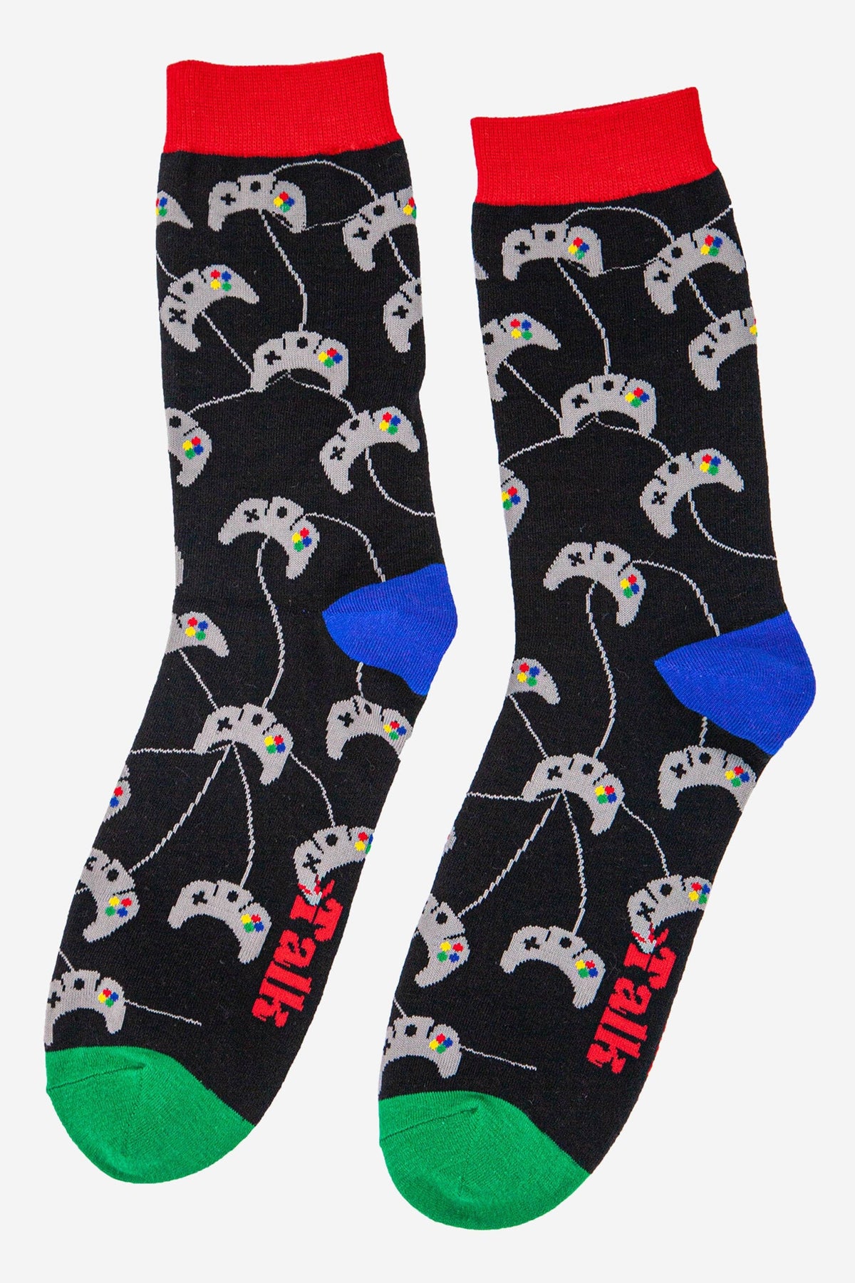 Men's Bamboo Socks - Black , Games Console: UK 7-11 | EU 40.5-46 | US 8-12