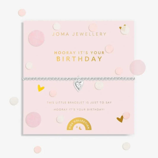 Joma Jewellery - Kids Bracelet - A Little 'Hooray It's Your Birthday'