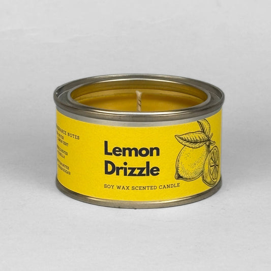 Lemon Drizzle Paint Tin Candle | Scent Palette