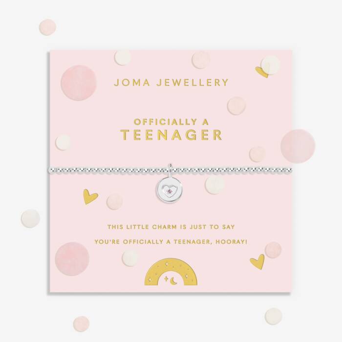 Kids' Confetti A Little 'Officially A Teenager' Bracelet - C932