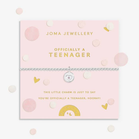 Kids' Confetti A Little 'Officially A Teenager' Bracelet - C932