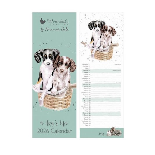 'A Dog's Life' Slim Calendar 2026