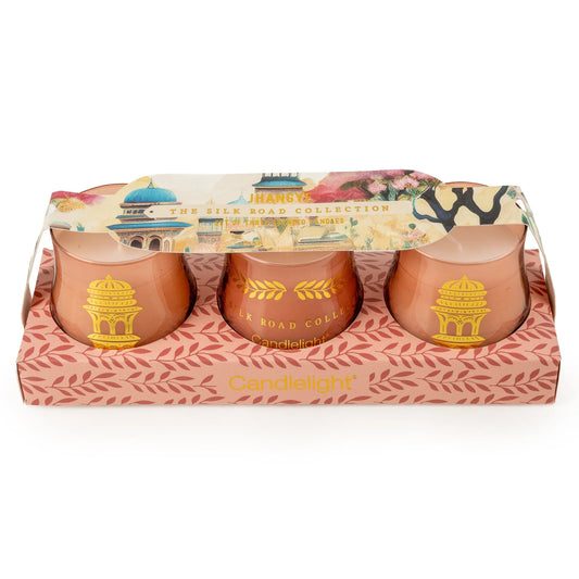 Set of Three Candles - Jhangye