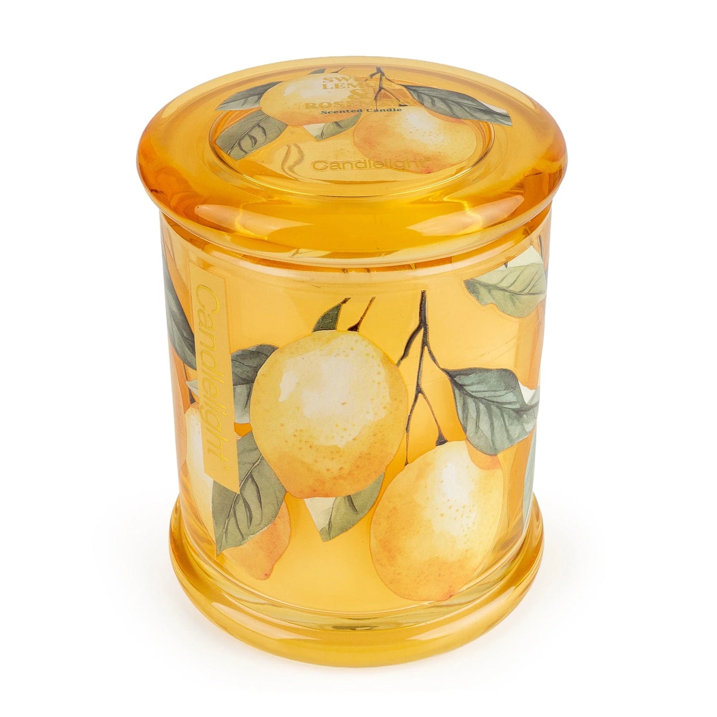Large Glass Jar - Sweet lemon & Rosemary
