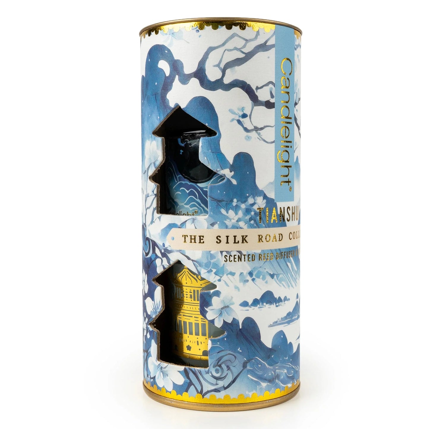 Gift Set - Tianshui Blue Reed Diffuser and Candle