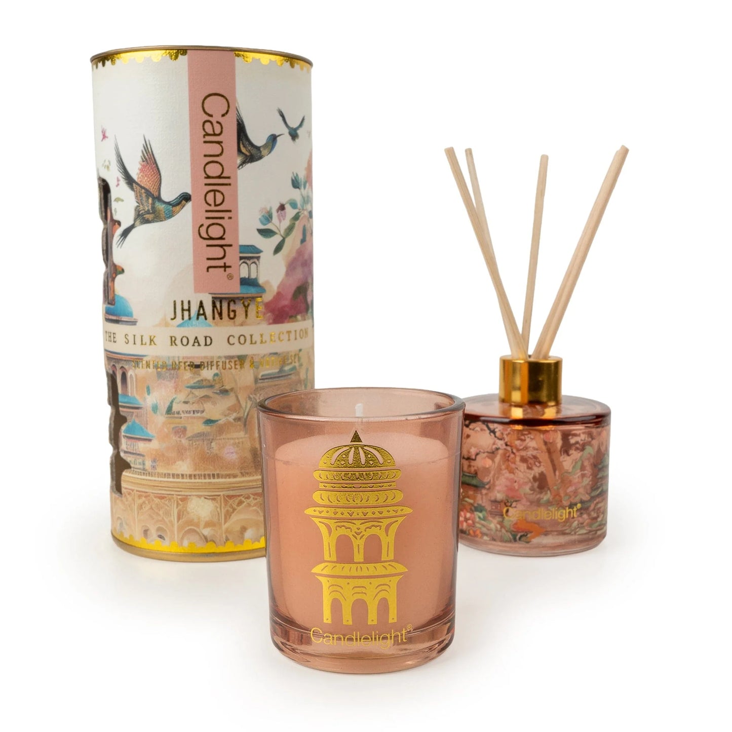 Gift Set - Jhangye Reed Diffuser and Candle