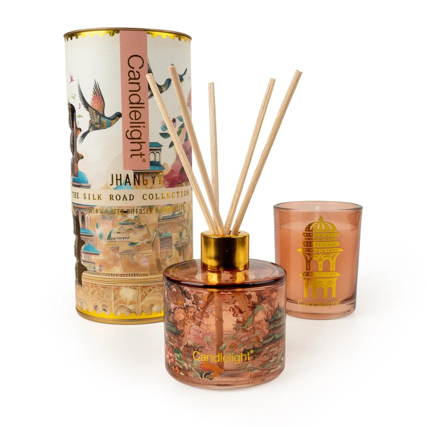 Gift Set - Jhangye Reed Diffuser and Candle