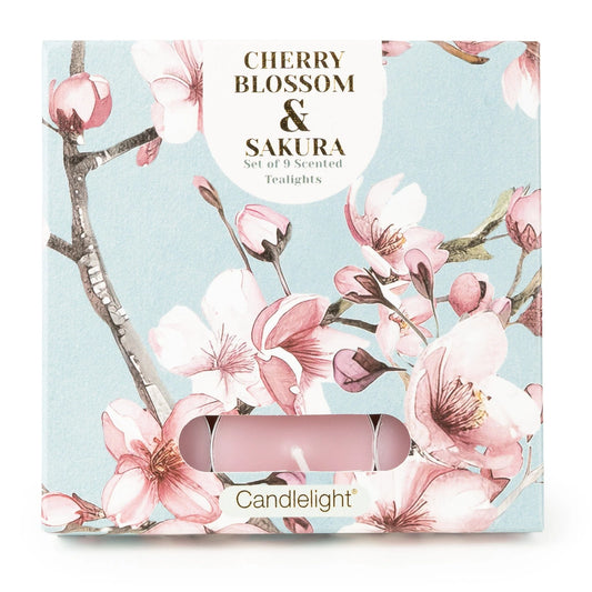 9 Pack Tealights - Cherry Blossom