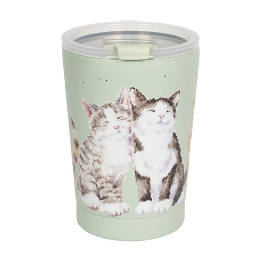 Wrendale 'Feline Friends' Cat Thermal Travel Cup