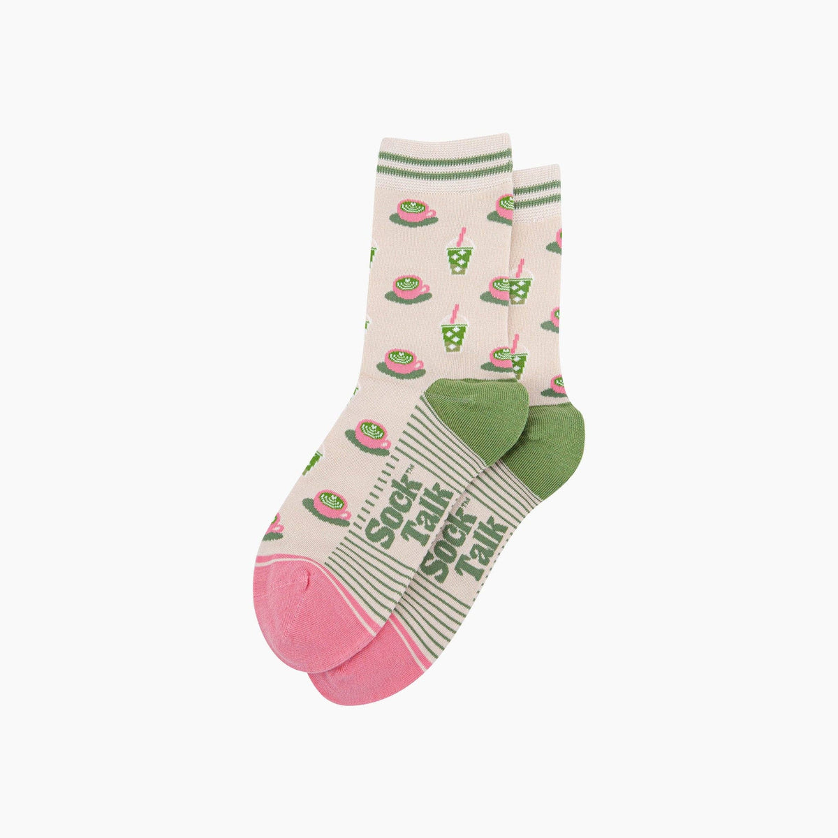Matcha Tea Bamboo Socks in Cream: UK 3-7 | EU 36-40 | US 5-9