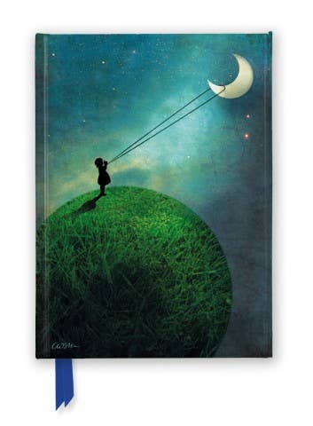 Catrin Welz-Stein: Chasing the Moon (Foiled Journal): Flame Tree Notebooks