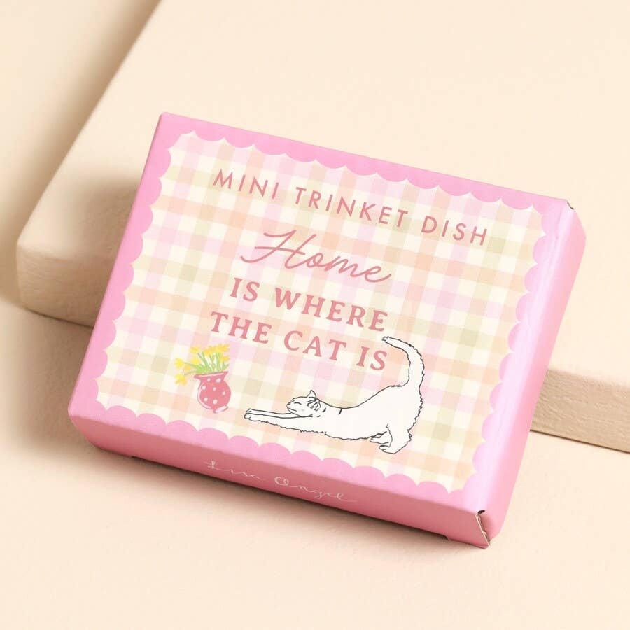 Sale - Home Is Where The Cat Is Trinket Dish