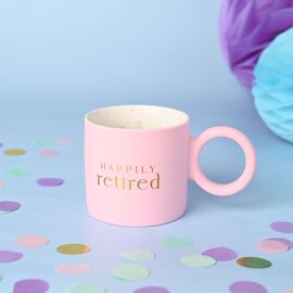 Happy Retirment Mug - Pink