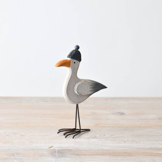 Wooden Sea Duck Deco, 18.5cm