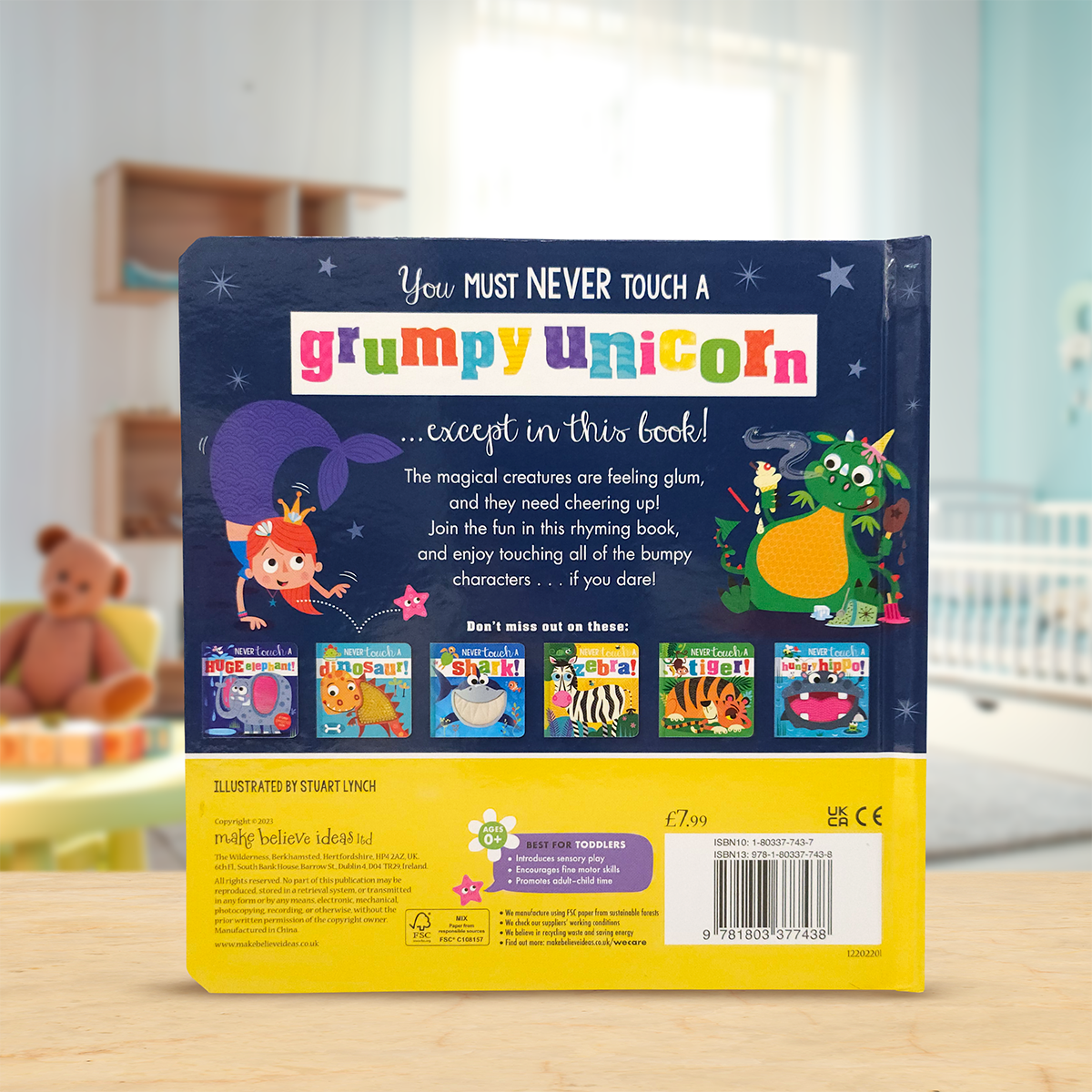 Never Touch a Grumpy Unicorn! Touch and Feel Book