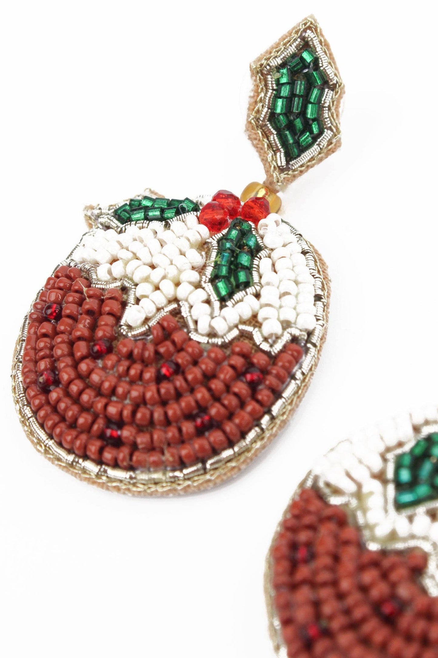 XMAS PUDDING EARRINGS