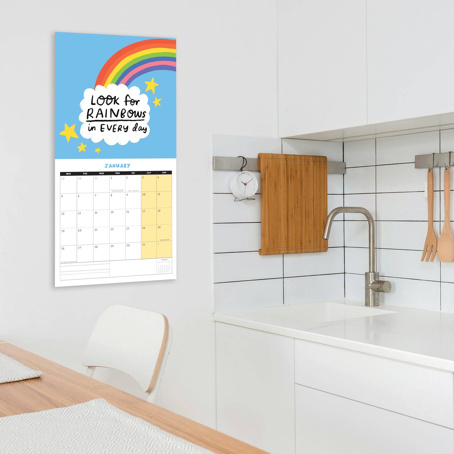 Happy News Square 2026 Calendar