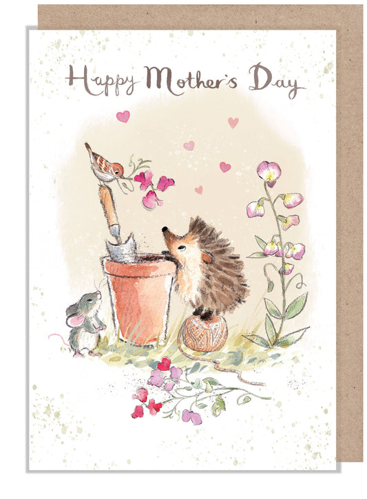Giant Card - Mothers Day - Hedgehog and Mouse - XL018