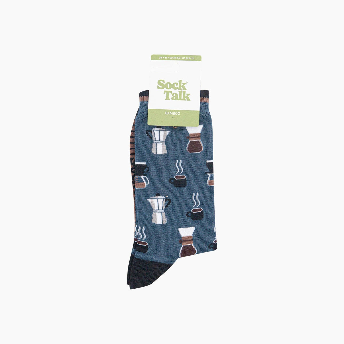 Barista Coffee Men's Bamboo Socks in Teal Green: UK 7-11 | EU 40.5-46 | US 8-12