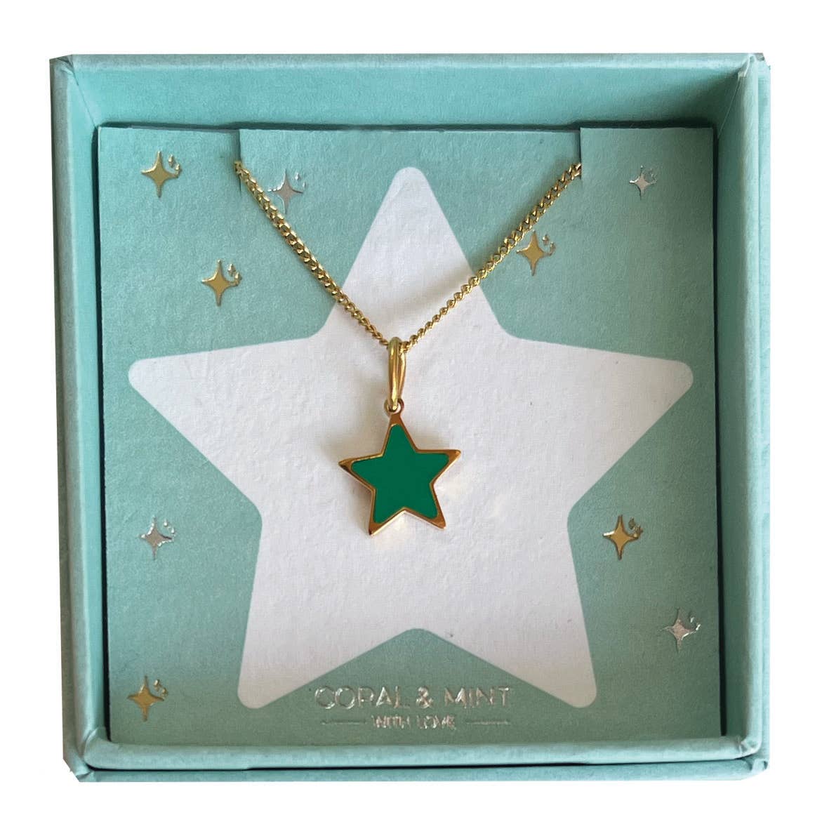 Christmas Edition - Emerald Star Necklace