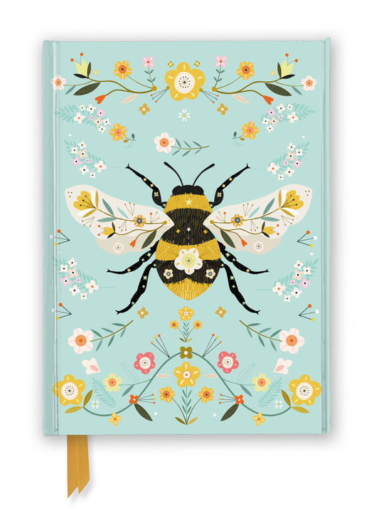 Bee Brown: Beautiful Bee (Foiled Journal): Flame Tree Notebooks