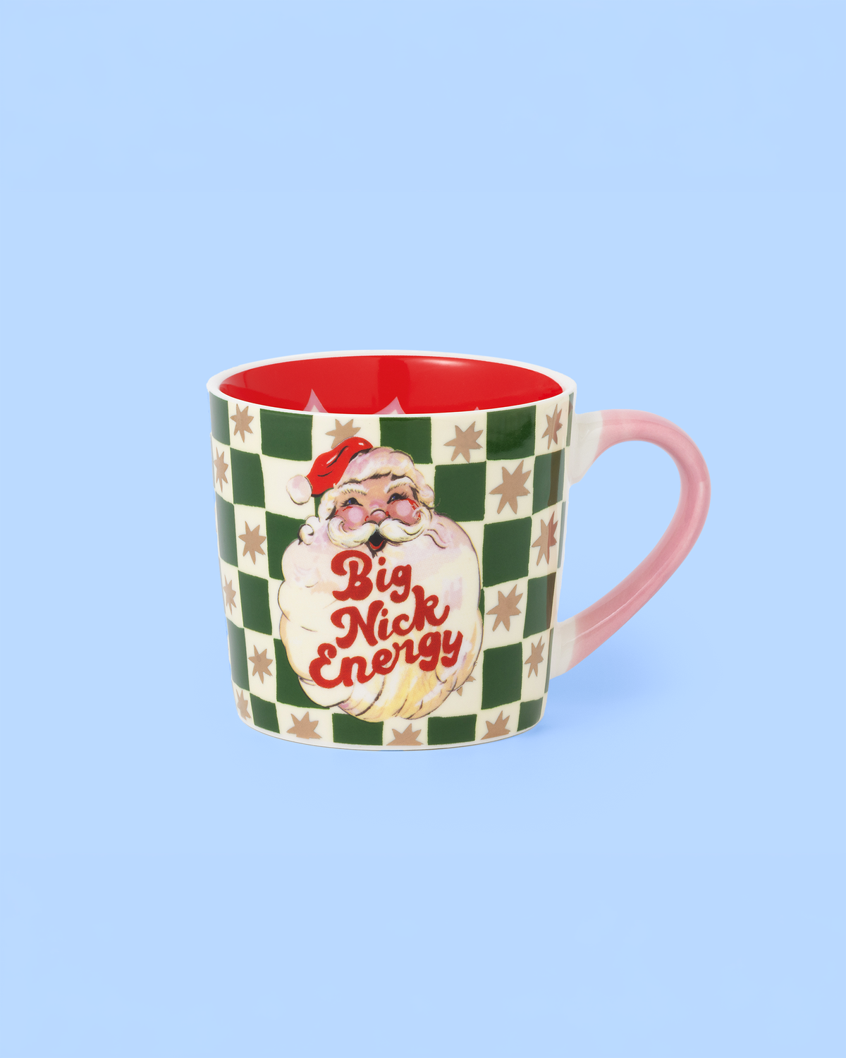 Big Nick Energy Checkerboard Mug